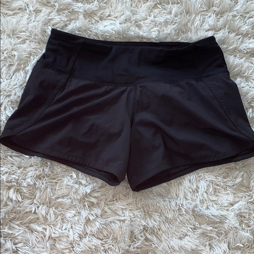 Black lululemon shorts